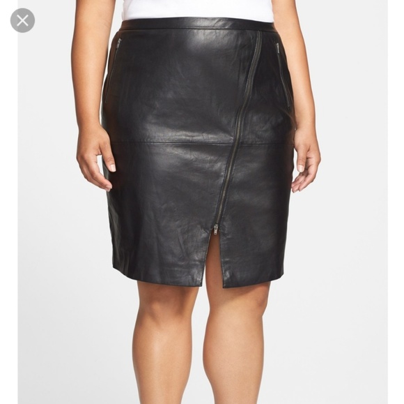 Halogen leather skirt Clearance